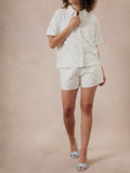 Make A Fish Shorts in White