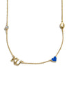 University of Kansas Spaced Charm Necklace