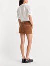 The Better Than Suede Mini Skirt in Cafe Clay
