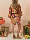 Birth of Venus Tunic Dress in Caramel