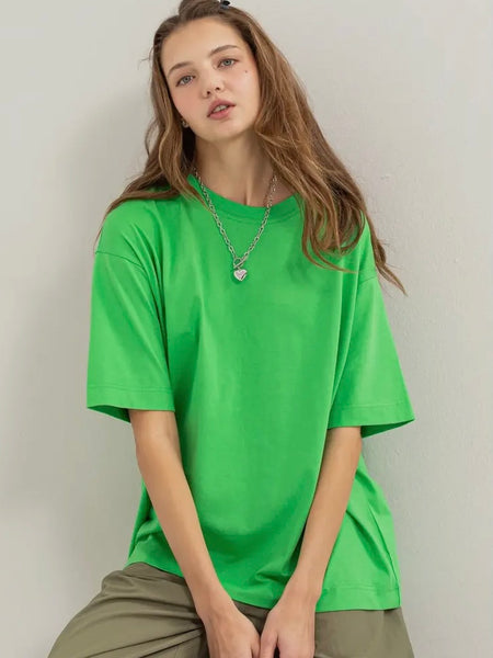 She's Over It Tee in Green