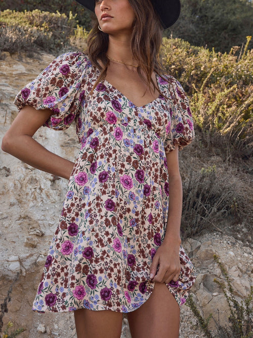 Breelyn Mini Dress in Floral Multi