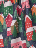 Alpine Village Tea Towel