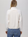 Mckenzie Removable Collar Pullover in Sea Salt