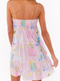 OOO Mini Dress in Summer Soleil Linen