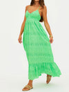 Ruthie Dress in Palm Eyelet