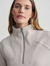 Rhea Half Zip Sweat 2.0 in Chateau Grey & Whitecap Grey