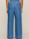 The Sidelines Denim Track Pant in Dreamstate