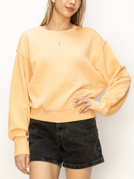 The Softest Sweatshirt in Orange