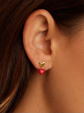 Amour Earrings in Red