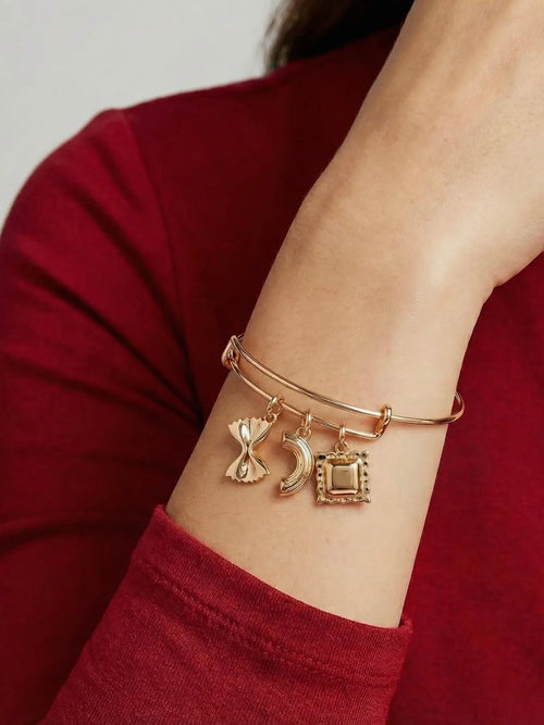 Pasta Multi Charm Bangle