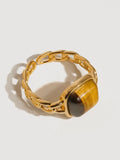 Oriana Gemstone Chain Ring