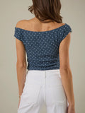 Show Me A Slouch Top in Indigo