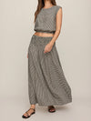 Brooke Gingham Skirt in Black