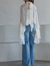 Clear As Day Blouse in Cream
