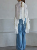 Clear As Day Blouse in Cream