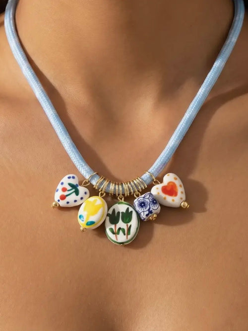 acCORDing To You Necklace in Blue