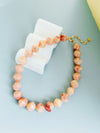 Such A Lady Marble Necklace in Rose