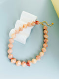 Such A Lady Marble Necklace in Rose
