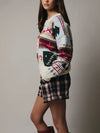 Holiday Whobie Whatty Sweater in Cream