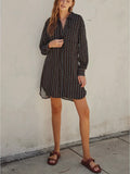 Call It A Day Shirt Dress in Black