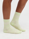 Nordic Knit Sock Pack in Lime Cream