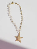 Starry Beaded Chain Necklace