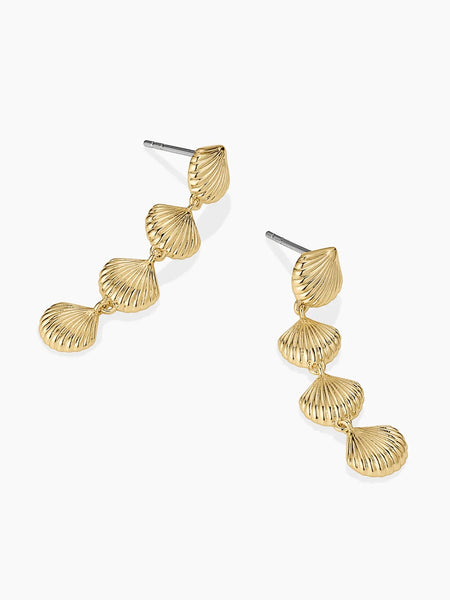 Scallop Mini Drop Earrings