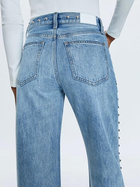 Lexi Studded Jean in Satellite