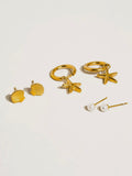 Cecile Shell Earring Set