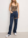 Mesh Bustier in Lucky Leopard