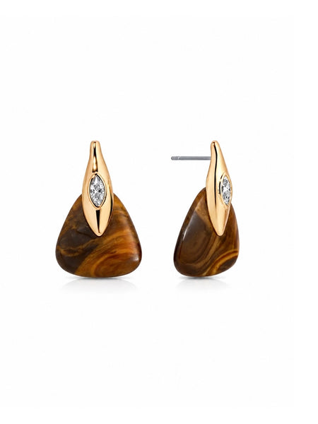 Tiger's Eye Solstice Earrings