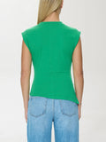 Nya Asymmetrical Tee in Mantis