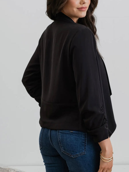 Ask The Boss Blazer in Black