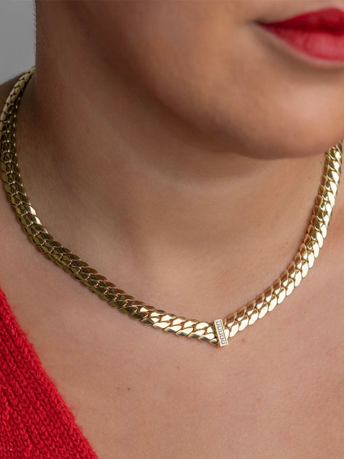 Bronx Necklace in Gold