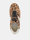 Notice Stitch Sneakers in Dark Leopard Calf Hair