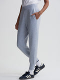 The Slim Cuff Pant 25 in Mid Blue Marl