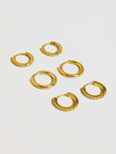 Claude Hoops Earring Set