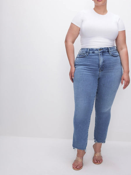 Soft Tech Good Legs Straight Jeans in Indigo514