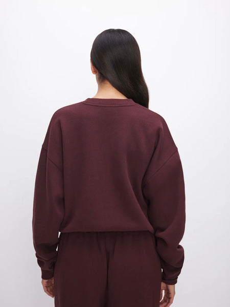 Brushed Fleece Graphic Crew Sweatshirt New York