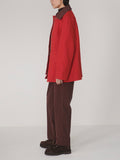 Rylan Mid Length Jacket in Washed Red