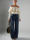 Dust Your Shoulders Off Knit in Cream