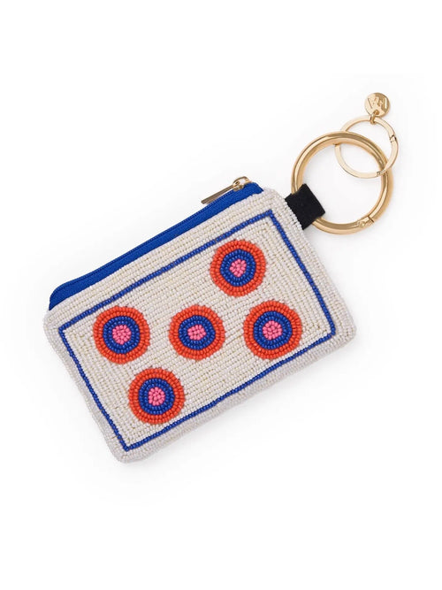 Mary Mahjong Beaded Coin Purse
