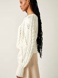 Sandre Pullover in Ivory