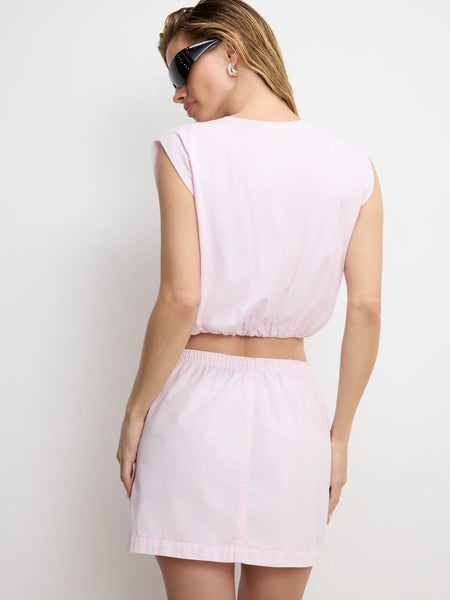 Cotton Muscle Tee in Bubblegum