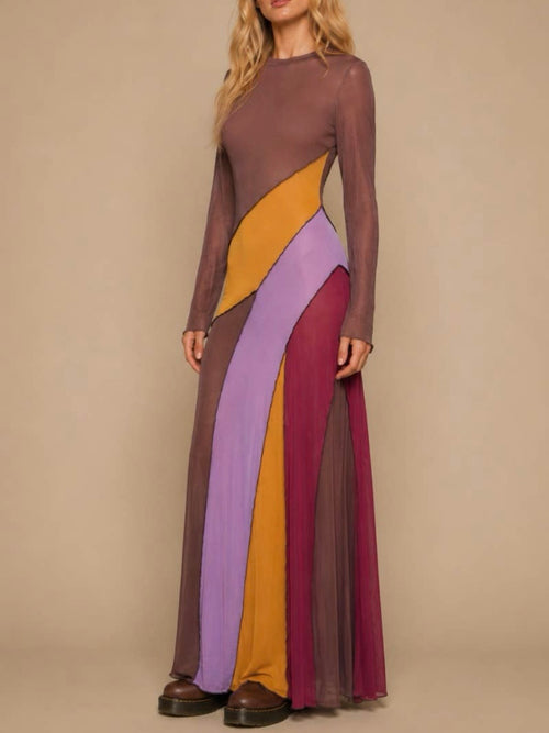 When The Sun Goes Down Maxi in Brown