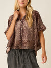 Let's Start A Bandana Top in Maroon
