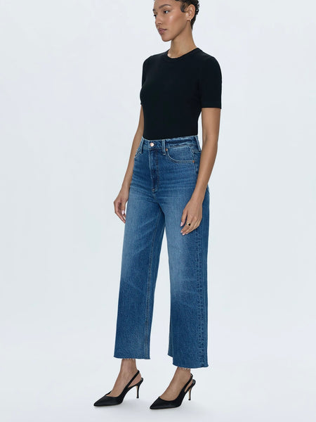 Lana Crop Jean in Palladium