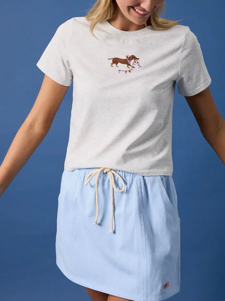 Storybook Embroidered Tank in Natural