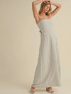 Back To Bows Strapless Dress in Ivory